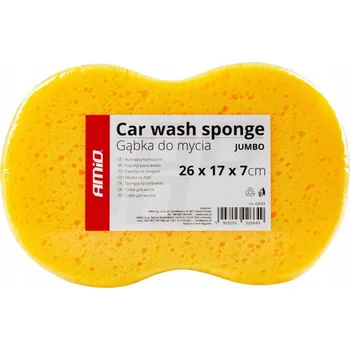 Mycí kartáč na vozidlo Houbička na mytí auta Amio Jumbo 26x17x7 cm žlutá