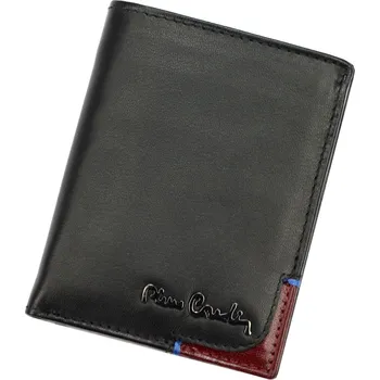 Peněženka Pánská kožená peněženka Pierre Cardin TILAK75 1810 černá / vínová