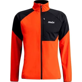 Pánská móda Pánská sportovní bunda Swix FOCUS JACKET M XXL Oranžová, Černá, Bílá