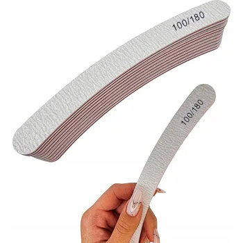 10 x Pilník Papírový pilník na nehty Zebra Banán 100/180 Oboustranný