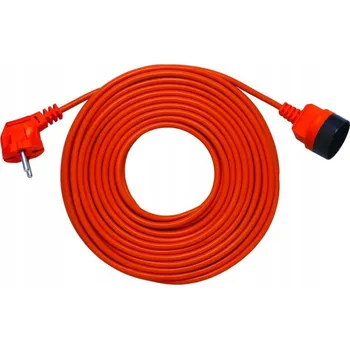 Napájecí kabel Prodlužovací Kabel zahradní, jednoduchý Elgotech 20 m 1 ks zásuvka oranžový
