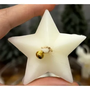 Svíčka Tvoje svíčka Včelí svíce Hvězda bílý včelí vosk