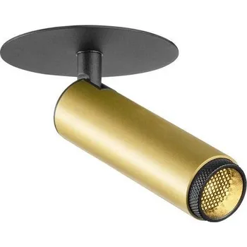 Bodové svítidlo SLV - BIG WHITE GRIP! S Stropní vestavné svítidlo, PHASE, 3000 K, 29°, IP20, válcové, zlaté / černé - BIG WHITE (SLV) LA 1009059