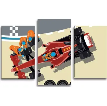 Obraz Sablio Obraz - 3-dílný Formule - 75x50 cm