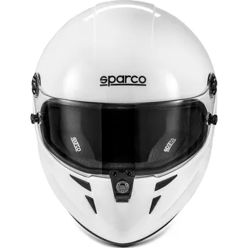 Helma na motorku Kartingová helma Sparco STEALTH, s homologací FIA, barva: bílá, velikost: XS