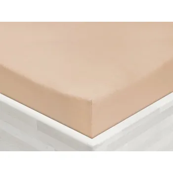 Prostěradlo Jersey napínací prostěradlo JR-033 Béžové 80 x 200 - výška 20 cm