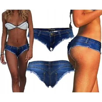 Dámské kraťasy Dámské džínové kraťasy S-LOOK, velmi krátké, bavlna velikost XL