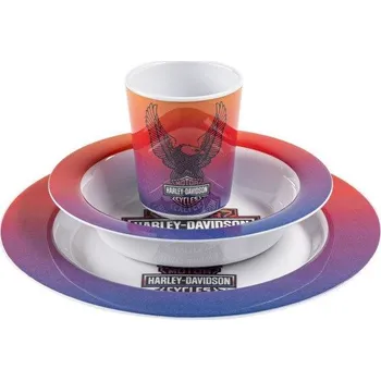 Talíř Sada dětských hrnků a talířů H-D HDX-98679