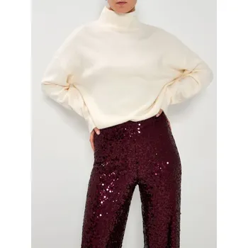 Dámský svetr Sinsay - Rolák basic - krémová - 719HK-01X - 719HK-01X-XL