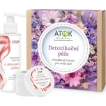 Original Atok Detoxikační čisticí gel s aktivním uhlím 150 ml + Detoxikační pudrová maska s aktivním uhlím 100 ml Detoxikační péče sada