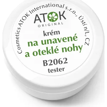 Kosmetika na nohy Original Atok Krém na unavené a oteklé nohy tester 3 ml