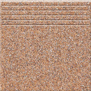Dlažba Tubadzin Tartan hnědá schodovka 6 33,3x33,3 (6001691)