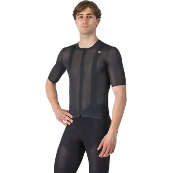 cyklistický dres Cyklistický teplákovka Castelli Superleggera AC light black vel XL