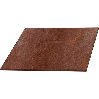 CORGARDEN Víko na zahradní ohniště 70 x 70 x 1 cm, corten CORGARDEN 1020