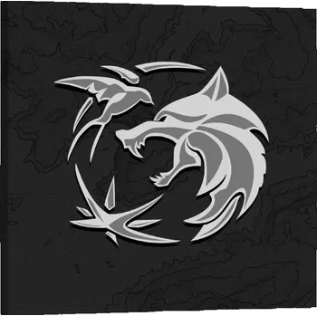 Obraz Sablio Obraz Zaklínač Černá mapa - 50x50 cm