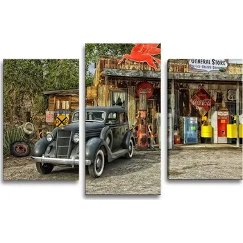 Obraz Sablio Obraz - 3-dílný Veterán 3 - 75x50 cm