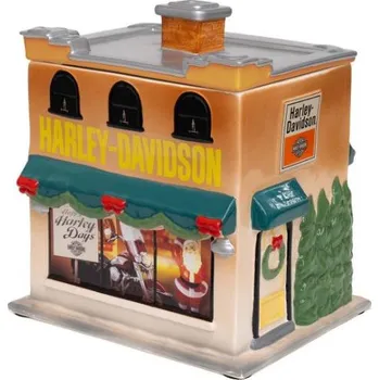 Dóza na potraviny Keramická dóza na sušenky (1,8 L) ve tvaru H-D dealerství HDX-99344