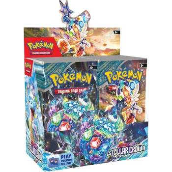 Sběratelská karetní hra Pokémon TCG: Hvězdná Koruna - Booster Box (36 balíčků)