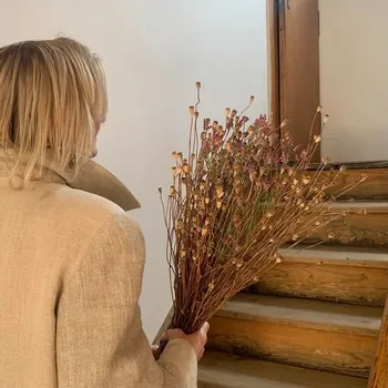 umělá květina Suchá kytice Malé makovičky a spol Velká kytice