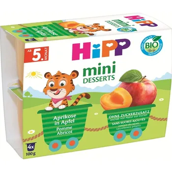 Potravina HiPP BIO Jablka s meruňkami 4x100g