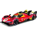 Bburago 1:18 Ferrari Racing 499P č.50 Červená 24H Le Mans Šampion 2024, věk: 0+