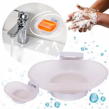 Mýdlenka Mýdlenka nástěnná Besser bílá sklo