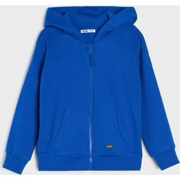 Chlapecká mikina Sinsay - Mikina s kapucí - modrá - 951FS-55X - 951FS-55X-128