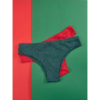 Kalhotky Sinsay - Sada 2&nbsp;kalhotek - červená - 545AX-33X - 545AX-33X-XS-1