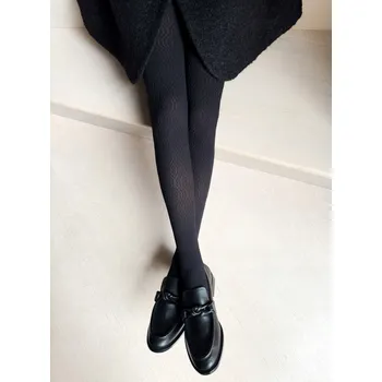 Dámské oblečení Punčocháče vzorované Veneziana Bocarini 60den černé Nero velikost 3