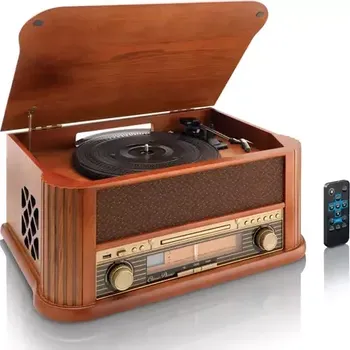 Gramofon Lenco TCD-2500 hnědá (TCD-2500)