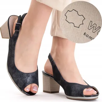 Dámské sandále Wojtyłko dámské sandály 11437 podpatek, velikost 37