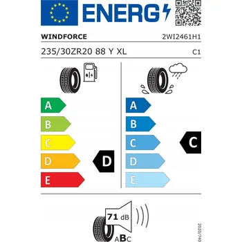 Letní osobní pneu Letní pneumatika Windforce CATCHFORS UHP PRO 235/30R20 88 Y