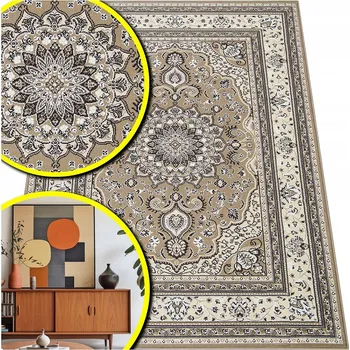 Koberec KOBEREC TRADIČNÍ VINTAGE BÉŽOVÝ KOBEREC VENEZIA KOBERCE DO OBÝVÁKU 80x150