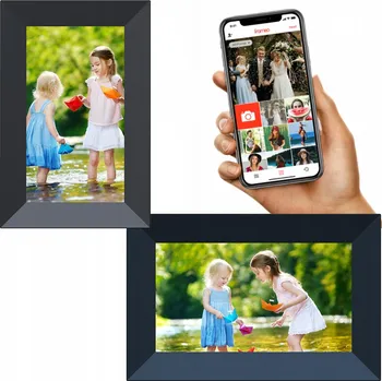 Digitální fotorámeček DENVER DIGITÁLNÍ FOTO RÁMEČEK NA FOTOGRAFIE 7" APLIKACE