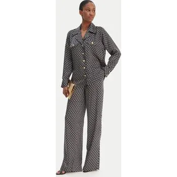 Dámské oblečení Marciano Guess Kalhoty z materiálu 6RGB08 7435A Černá Regular Fit 38