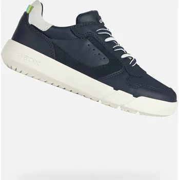 Dětská móda Tmavě modré chlapecké tenisky Geox Hyroo Boy GEOX modrá | krémová 3482965