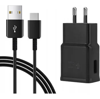 Originální síťová nabíječka Samsung + USB-C kabel