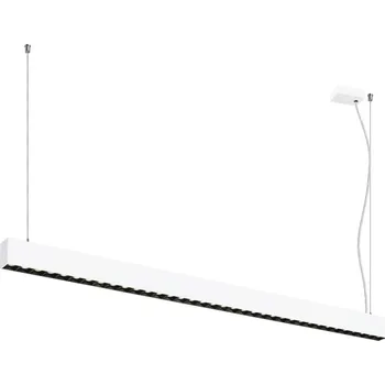 SLV - BIG WHITE GLENOS® PRO závěsné svítidlo, 1, 5 m, DALI, UGR16, délka závěsu 210 cm, 4000K, 75°, bílá / černá - BIG WHITE (SLV) LA 1010515
