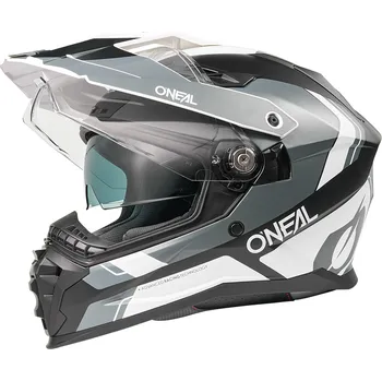 Helma na motorku O´Neal přilba D-SRS NOMAD Barva: černá/bílá/šedá, Velikost: S