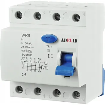 Proudový chránič Proudový chránič Adelid 230 V IP20 25 A