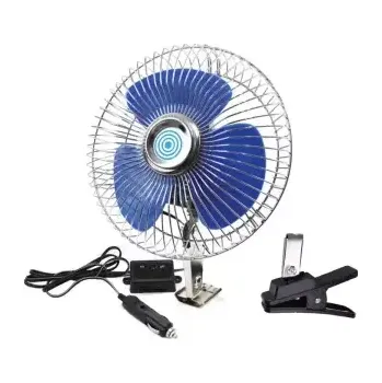 Autodíl AMIO Ventilátor do auta kovový 12V