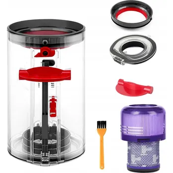 Nádoba + FILTRY pro Dyson V11 V15 na prach z vysavače se štětcem na čištění