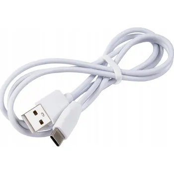 Datový kabel Kabel Lemon Mobile USB - USB typ C 1 m bílý