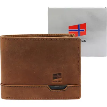 Peněženka Pánská peněženka Nordee HJORT 035 světle hnědá