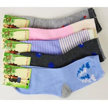 AMZF Dívčí bambusové ponožky vz. 80 Velikost: 27 - 30