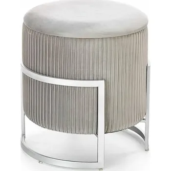 Taburet Čalouněná Taburet Halmar šedá