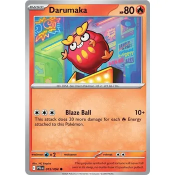 Karetní hra Darumaka 015/094 - Phantasmal Flames Typ karty: Non-Holo