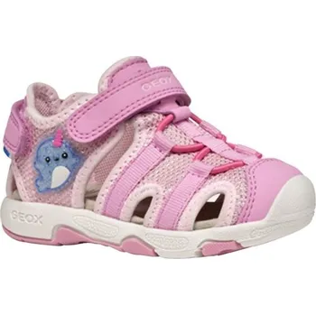 Dívčí sandály Dívčí sandály Geox B SANDAL MULTY 24 Růžová, Bílá, Světle modrá