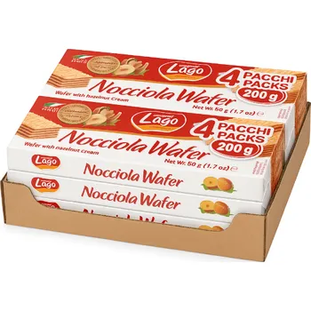 Gastone Lago Multipack sušenek s lískovými oříšky 32x200 g - VÝHODNÉ BALENÍ