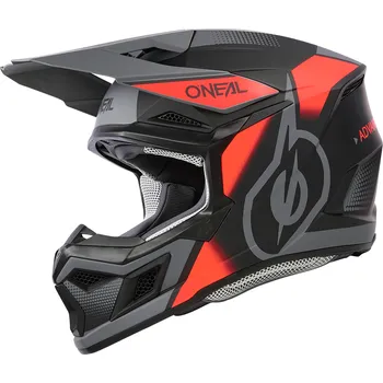 Auto-moto O´Neal přilba 3SRS VISION Barva: černá/červená/šedá, Velikost: L